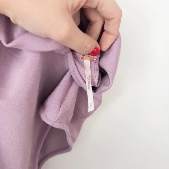 NWOT Free People Amelie Mini Dress (with Stretch!) in Purple, Size S - Picture 8 of 9